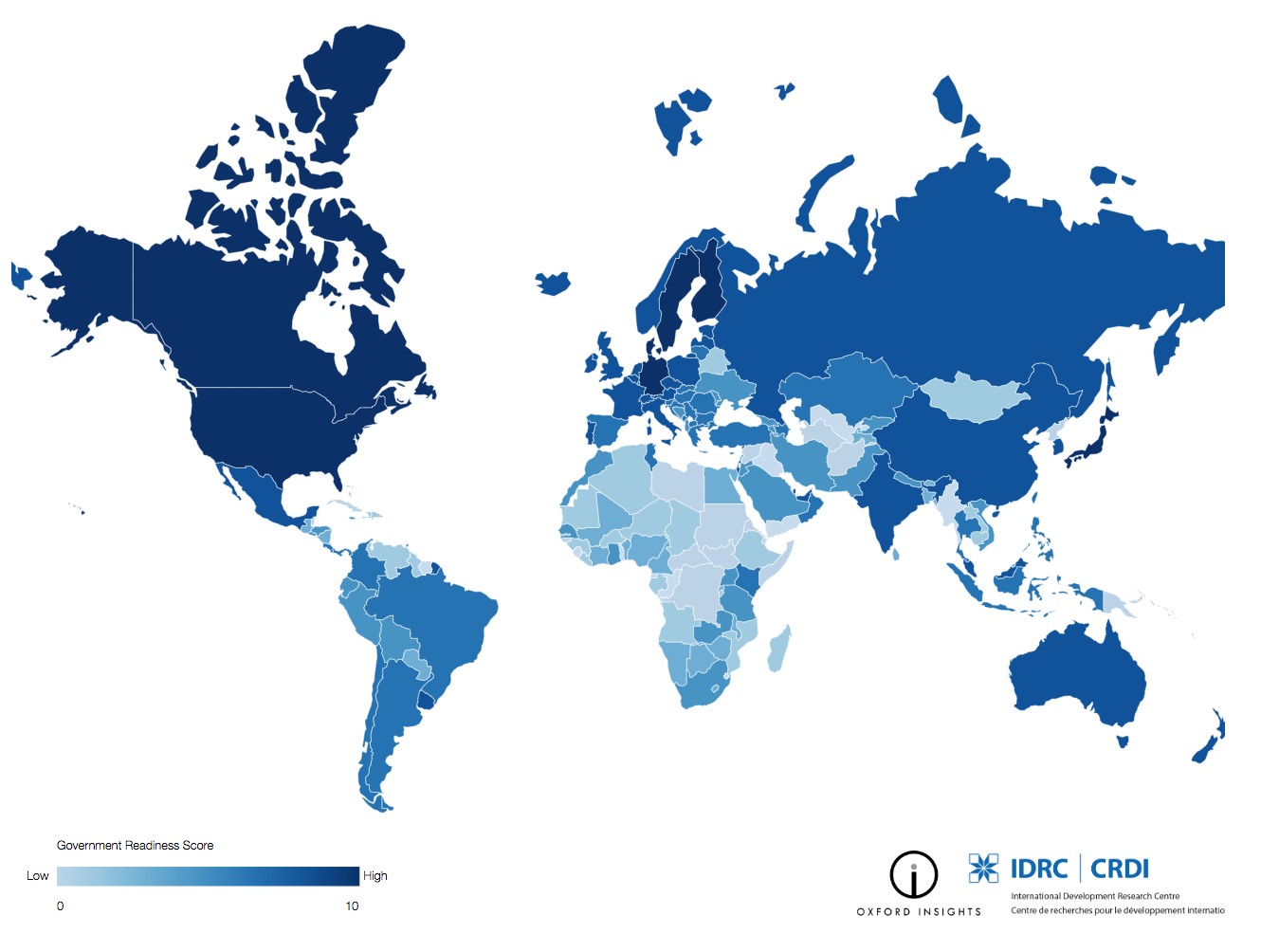 The Government AI Readiness Index 2019: How is Europe Doing in Comparison to the Rest of the World