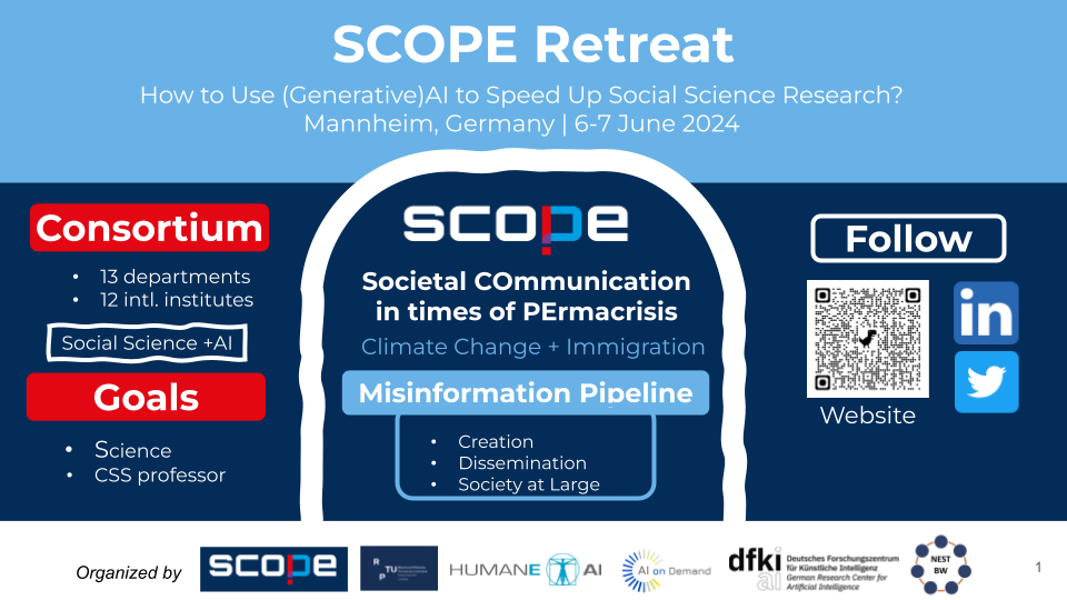 SCOPE Retreat: How to use (Generative)AI to Speed Up Social Science Research?